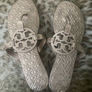 Tory Burch Miller Metallic Rose Gold